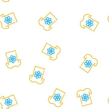 Embroidery sewing vector seamless pattern Stockillustratie