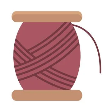 Embroidery thread icon vector design 스톡 일러스트