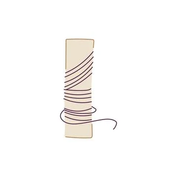 Embroidery thread spool cartoon vector illustration イラスト素材