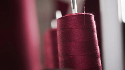 Embroidery Threads. Embroidery thread, floss Stock Footage 244732670