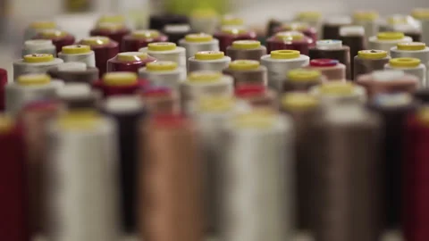 Embroidery Threads Video stock 244733083