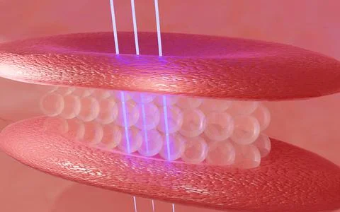 Embryonic stem cells.Cellular therapy 写真素材