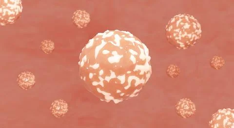 Embryonic stem cells.Cellular therapy.3d rendering Stock Illustration