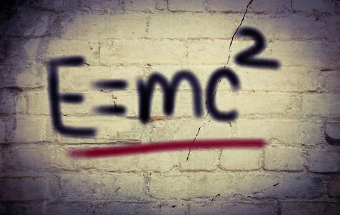 E=mc² Albert Einsteins Physical Formula Concept E=mc² Albert Einsteins Phy. Stock Photos
