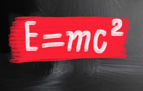 E=mc² concept Stock Photos