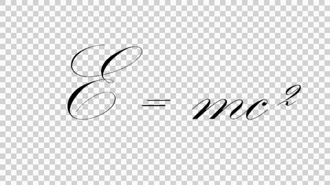 E=mc2 Einstein's theory Stock Illustration