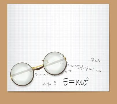 E=mc2 theory of relativity Stock Illustration