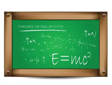 E=mc2 theory of relativity 스톡 일러스트