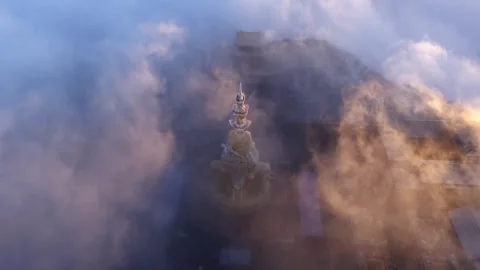Emei Mountain Buddha Light Halo Timelapse Vídeos de archivo 334091920
