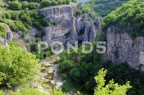 Emen canyon in bulgaria Stock Photos