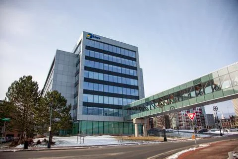 Emera headquarters on Halifax intersection Stock Photos