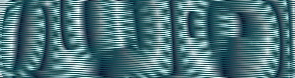 Emerald abstract horizontal texture with linear textured volume forms. Stock Illustration