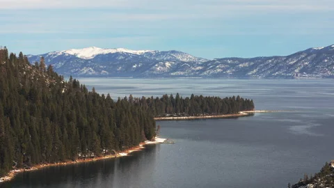 Emerald Bay View Point - South Lake Tahoe Stock Footage 312261314