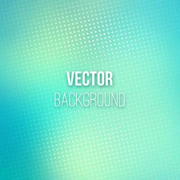 Emerald Blurred Background With Halftone Effect Stock Illustration