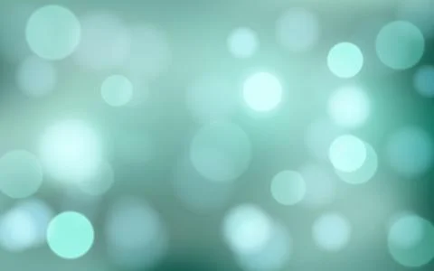 Emerald bokeh soft light abstract background Stock Illustration