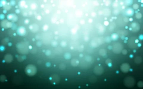 Emerald bokeh soft light abstract background Stock Illustration