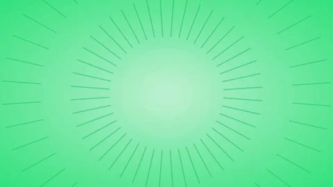 Emerald comic broken rays background, pop art halftone speed lines motion loop Vidéo 342639324