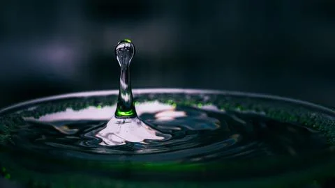 Emerald Drop Stock Photos