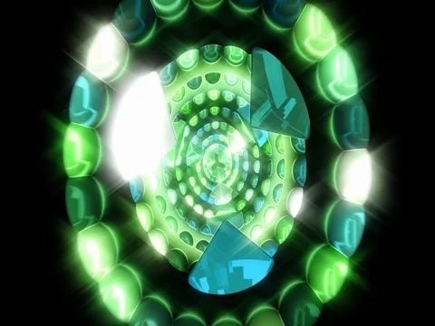 Emerald Eye Looping Animation Video stock 73281597