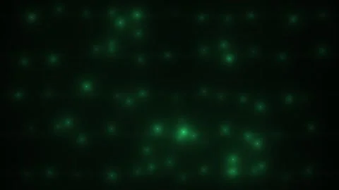 Emerald Firefly Grid Particle Abstract Background, Seamless Loop 4K Stock Footage 338405917