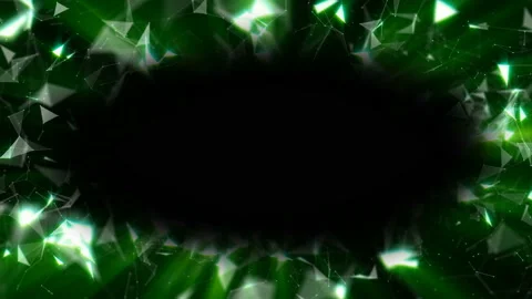 Emerald glow. Depth of field. The eye of the cosmos. Network operation. A Video stock 92893731