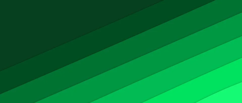 Emerald Green 3D Curved Waves Paper Cut Background 库存插图