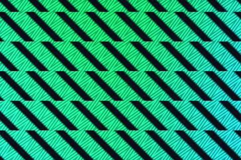 Emerald green and turquoise diagonal lines create a luminous abstract texture Stock Illustration