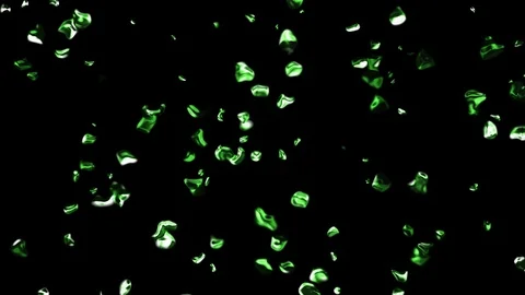 Emerald green rain water drops digital simulation animation background new Stock Footage 101370137