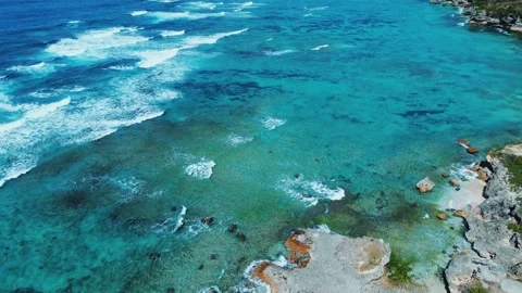 Emerald Green Sea Stock Footage 332839466