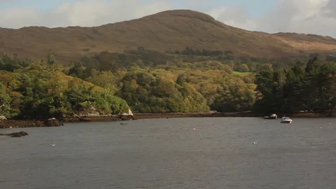 Emerald Isle bay Stock Footage 83510201