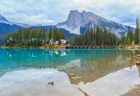 Emerald Lake Stock Photos