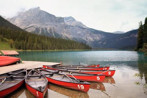Emerald Lake Stock Photos
