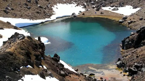 Emerald Lakes Video stock 35659191