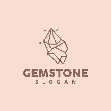 Emerald Logo, Gemstone Vector, Luxurious Premium Vintage Retro Elegant Desi.. イラスト素材