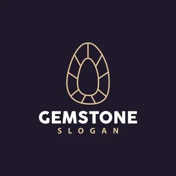 Emerald Logo, Gemstone Vector, Luxurious Premium Vintage Retro Elegant Desi.. イラスト素材