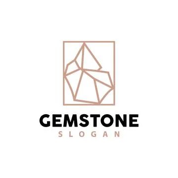 Emerald Logo, Gemstone Vector, Luxurious Premium Vintage Retro Elegant Desi.. Stockillustratie