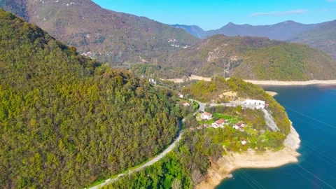 The Emerald Mirror Lakes and Rivers from Above 库存影片 313271490