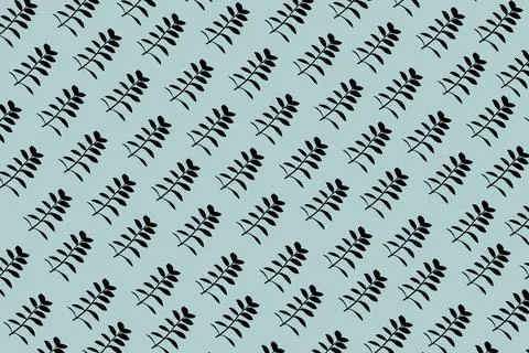 Emerald palm pattern Stock Photos