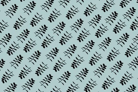 Emerald palm pattern Stock Photos