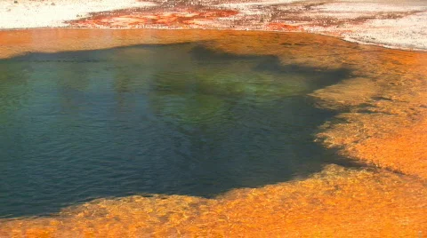 Emerald Pool - close Stock Footage 82559