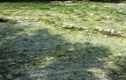 Emerald River Water Stock Photos