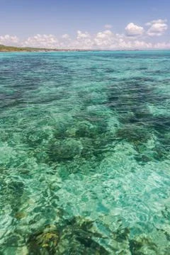 The emerald sea Stock Photos