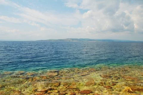 Emerald sea Stock Photos