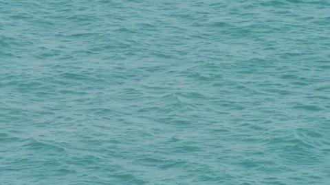 Emerald Sea Waves Texture Moving on Water Surface Видео 333547289