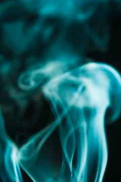 Emerald smoke background Stock Photos