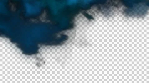 Emerald smoke plumes float across a void in this dramatic, ethereal background Stock Illustration
