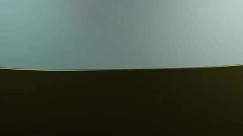 Emerald Teal Layered Waves Soft Abstract Motion Background Stock Footage 346263523
