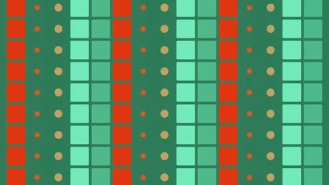 Emerald Terracotta Vertical Columns Geometric Loop Video stock 342609956