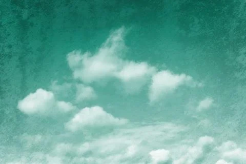 Emerald tinged sky Foto stock
