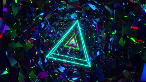 Emerald Tunnel of Desires Video stock 146437739